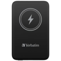 Verbatim, powerbank z ładowaniem bezprzewodowym, 5V, 32245, 10 000mAh, przyssawki do przytrzymania telefonu, czarna