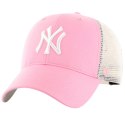 Czapka z daszkiem dla dzieci New York Yankees Branson 47 różowo-biała B-BRANS17CTP-RSA_KIDS