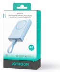 Powerbank Joyroom JR-PBM01 10000mAh 20W 1x USB-C 2x Lightning niebieski + kabel JOYROOM