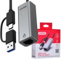 Unitek Adapter USB-A/C na RJ45 2.5 G Ethernet UNITEK