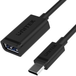 Adapter Unitek C476BK-1M USB-C (M) do USB-A (F) 10Gbps 60W UNITEK
