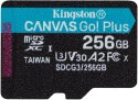 Karta pamięci Kingston Canvas Go Plus microSD 256GB 170/90MB/s Adapter KINGSTON