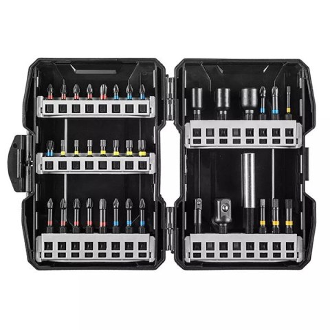 Zestaw bitów do klucza udarowego56H560, 36 szt, Graphite