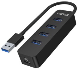 Hub USB Unitek H1117A 4 porty USB-C na USB 3.1 aktywny 10W UNITEK