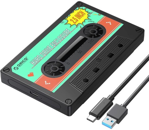 Obudowa dysku Orico 2580C3-V1-BK-EP SATA 2,5" USB-C 6Gbps kaseta ORICO