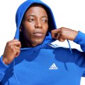 Bluza męska adidas Essentials Fleece 3-Stripes Hoodie niebieska IJ8934