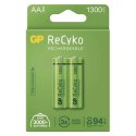 Akumulatorki, AA (HR6), 1.2V, 1300 mAh, GP, kartonik, 2-pack, ReCyko