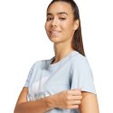 Koszulka damska adidas Loungewear Essentials Logo Tee jasnoniebieska IR5408