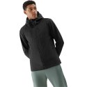 Kurtka męska softshell 4F M224 głęboka czerń 4FWSS24TSOFM224 20S