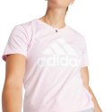 Koszulka damska adidas Loungewear Essentials Logo Tee jasny róż GL0726