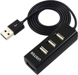 Unitek Y-2140 hub 4x USB 2.0 mini - czarny UNITEK