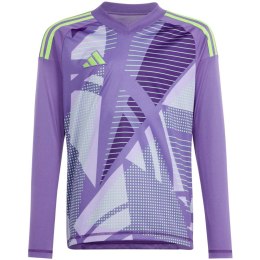 Koszulka bramkarska dla dzieci adidas Tiro 24 Competition Long Sleeve Goalkeeper fioletowa IN0430