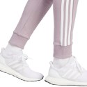 Spodnie damskie adidas Essentials 3-Stripes Fleece fioletowe IR5403