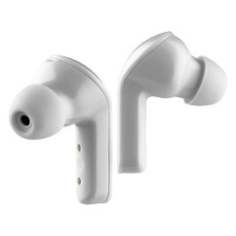 Defender Twins 916, słuchawki z mikrofonem, regulacja głośności, biała, douszne, BT 5.0, TWS, etui z ładowarką typ bluetooth