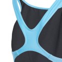Kostium kąpielowy dla dziewczynki adidas Performance Big Bars jasnoniebieski IR9625