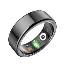 Smart RING czarny, pomiar ciśnienia, tętno, monitorowanie snu, 10