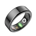 Smart RING czarny, pomiar ciśnienia, tętno, monitorowanie snu, 8", Powerton