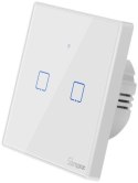 Dotykowy włącznik światła Sonoff WiFi + RF 433 T2 EU TX (2-kanałowy) SONOFF