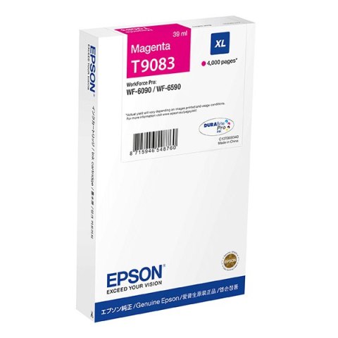 Epson oryginalny ink / tusz C13T90834N, T9083, XL, magenta, 39ml