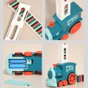 WOOPIE Electric Train Locomotive for Domino Blocks 63 pcs.