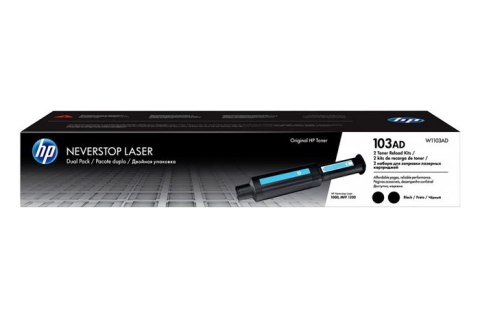 Oryginalny Toner Czarny HP Neverstop Laser 1000, 1200 MFP (103AD W1103AD) (DWUPAK)