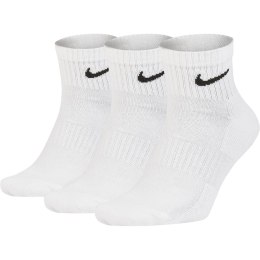 Skarpety Nike Value Cotton Quarter 3 pary białe SX4926 101