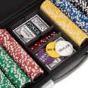 Zestaw pokerowy Texas Holdem Black Jack 500 żetonów