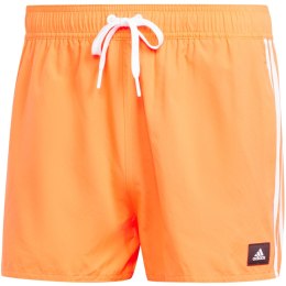 Spodenki kąpielowe męskie adidas 3-Stripes CLX Swim Shorts pomarańczowe IS2053