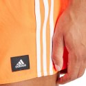 Spodenki kąpielowe męskie adidas 3-Stripes CLX Swim Shorts pomarańczowe IS2053