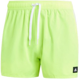 Spodenki kąpielowe męskie adidas 3-Stripes CLX Swim Shorts zielone IS2054