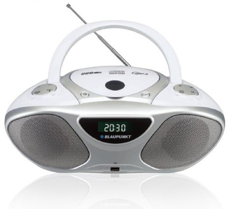 PRZENOŚNY RADIOODTWARZACZ CD/MP3/USB BB14WH