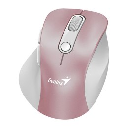 Mysz bezprzewodowa, Genius Ergo 9000S Pro, różowa, optyczna, 2400DPI
