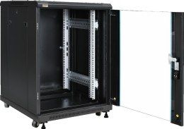 Szafa Rack stojąca do złożenia 15U/ 600x600 Pulsar RS1566 PULSAR