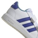 Buty dla dzieci adidas Grand Court 2.0 Lifestyle Hook and Loop biało-niebieskie HP8919