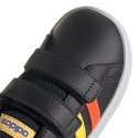 Buty dla dzieci adidas Grand Court 2.0 Lifestyle Hook and Loop czarne HP8918