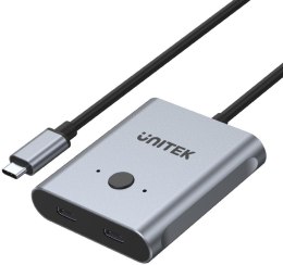 D1078A Unitek Dwukierunkowy przełącznik USB-C 4K UNITEK