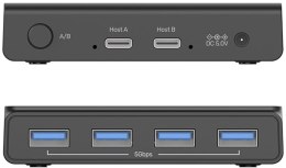Unitek Przełącznik KVM 4x USB-A 5Gbps aktywny H1310A UNITEK