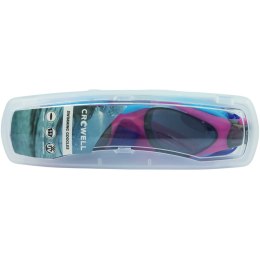 Okulary pływackie dla dzieci Crowell GS23 Splash fioletowo-niebieskie