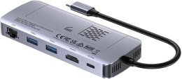 Unitek D1120A01 Aktywny Hub USB-C 10 Gbps, Obudowa na dysk M.2, HDMI UNITEK