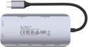 Unitek D1122A01 Aktywny hub USB-C 5Gbps, 2x HDMI 4K, czytnik kart, RJ-45, PD 100W UNITEK