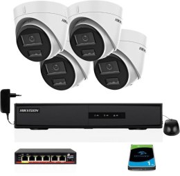 Zestaw monitoringu IP HIKVISION 4 kamery DS-2CD1343G2-LIU(2.8mm) 4Mpx HIKVISION