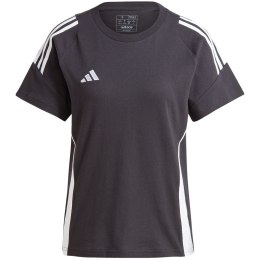 Koszulka damska adidas Tiro 24 Sweat Tee czarna IJ9955