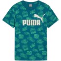 Koszulka dla dzieci Puma ESS+ MID 90s AOP Tee zielona 681875 22