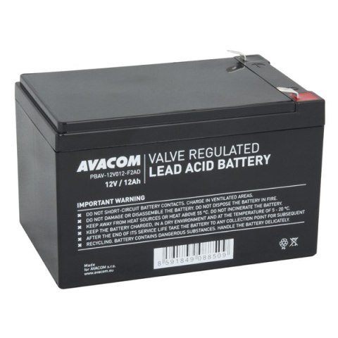 Avacom baterie DeepCycle, 12V, 12Ah, PBAV-12V012-F2AD