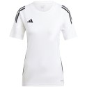 Koszulka damska adidas Tiro 24 Jersey biało-czarna IS1024