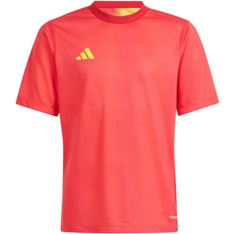 Koszulka dla dzieci adidas Reversible 24 dwustronna pomarańczowa IN8129