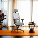 Powerton Ergonomiczny fotel biurowy Marie, Szary