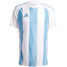 Koszulka męska adidas Striped 24 Jersey biało-błękitna IW4555