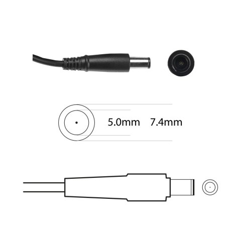 Zasilacz Ładowarka RDY 19.5V 3.34A 65W do Dell Latitude E6330 E6410 E6430 E6530 E7440 Inspiron 15 5558 15R N5110