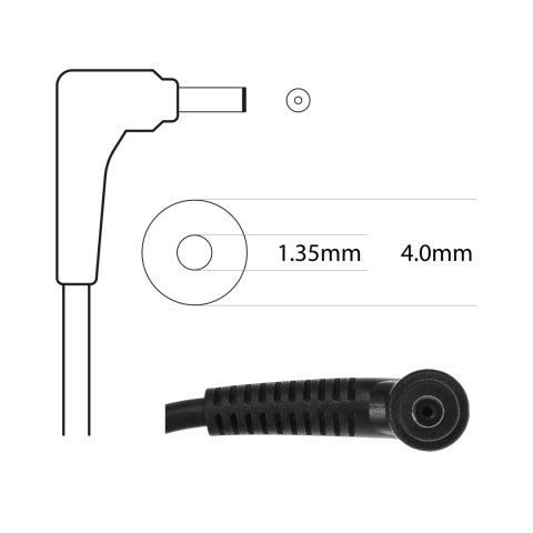 Zasilacz Ładowarka RDY 19V 3.42A 65W do Asus F553 F553M F553MA R540L R540S X540S X553 X553M X553MA ZenBook UX303L